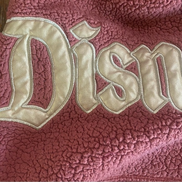 Really Cute Disneyland Resort Rose Gold Sherpa Spirit Jersey hoodie size XXL - Picture 6 of 11